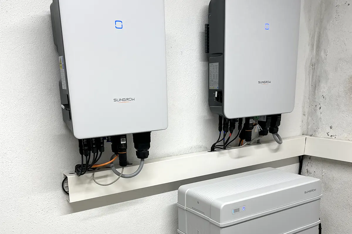 19,2 kWh Sungrow Batteriespeichersystem mit zwei Wechselrichtern